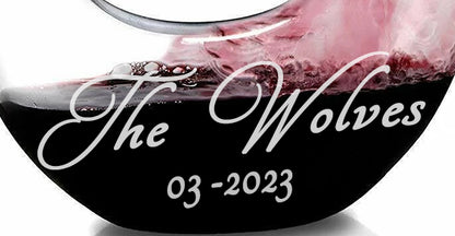 Custom Wine Decanter Set for Wine lovers