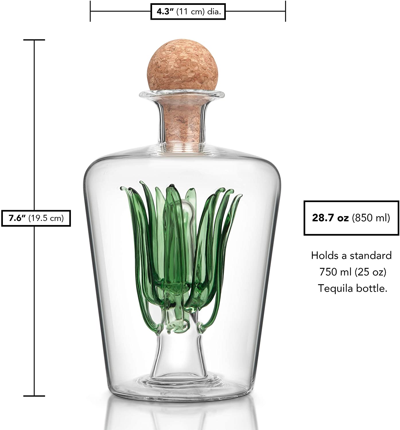 Engraved Spirits Decanter -Tequila - aartsengravery