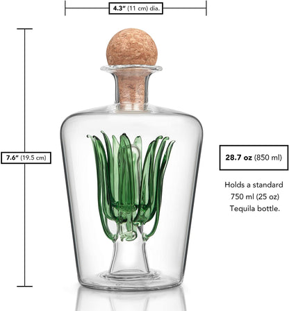 Engraved Spirits Decanter -Tequila - aartsengravery