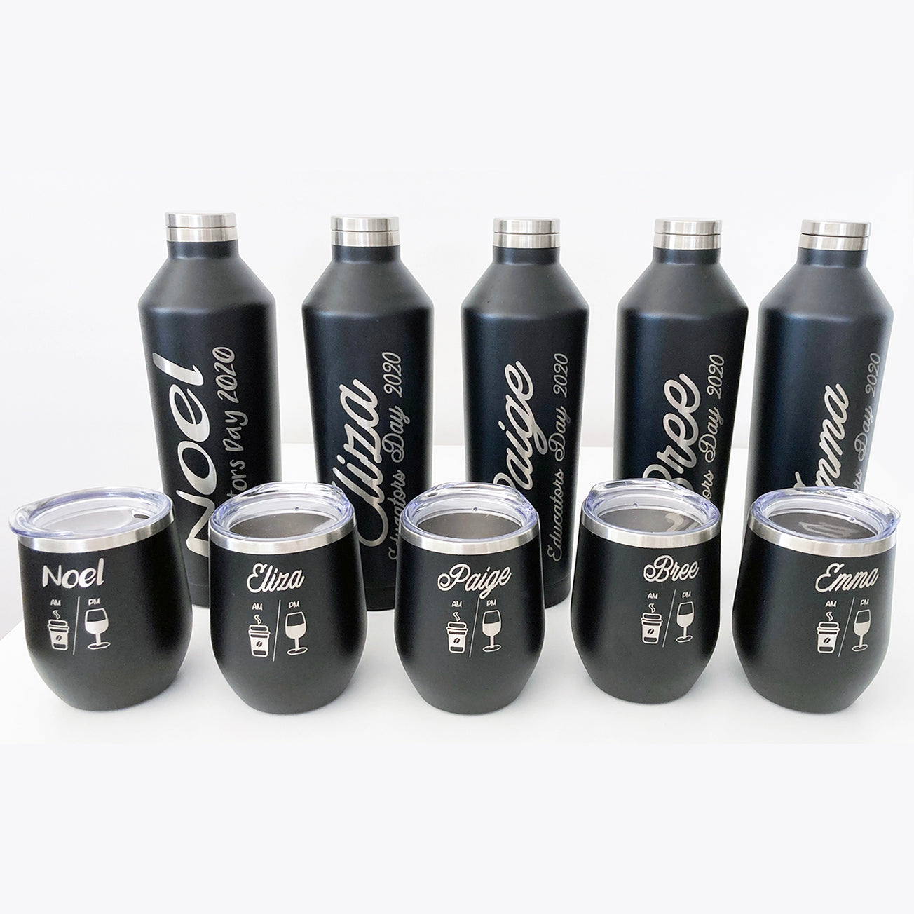 Sophisticated and Personalised Insulated Bottles and  Glasses