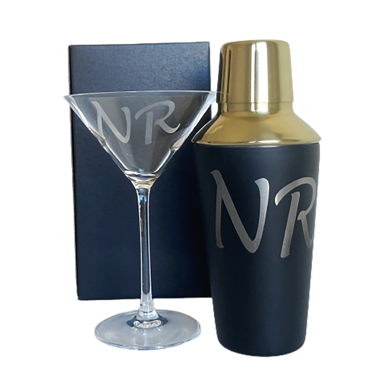 syreindhold Kvittering mandat Personalized Cocktail Shaker and Cocktail glass – aartsengravery