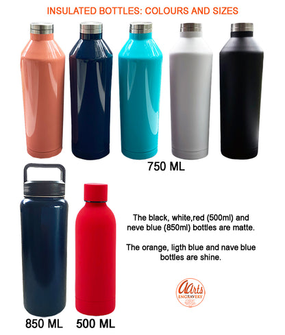 Sophisticated and Personalised Insulated Bottles and  Glasses